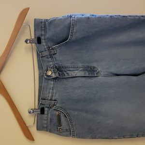 Riveted By Lee Women's Light Blue Jeans, Size 12 Long, 32" Waist, Straight Leg